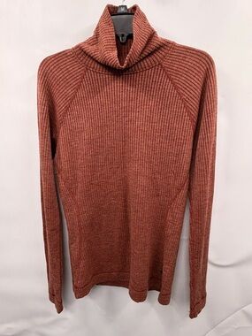 Smartwool women’s Turtleneck Sweater - Rust